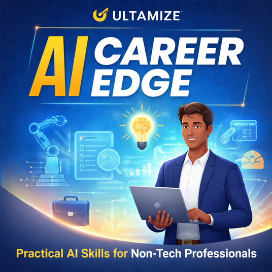 AI Career Edge: Practical AI Skills for Non-Tech Professionals cover art - Ultamize Personal Development Podcast Network