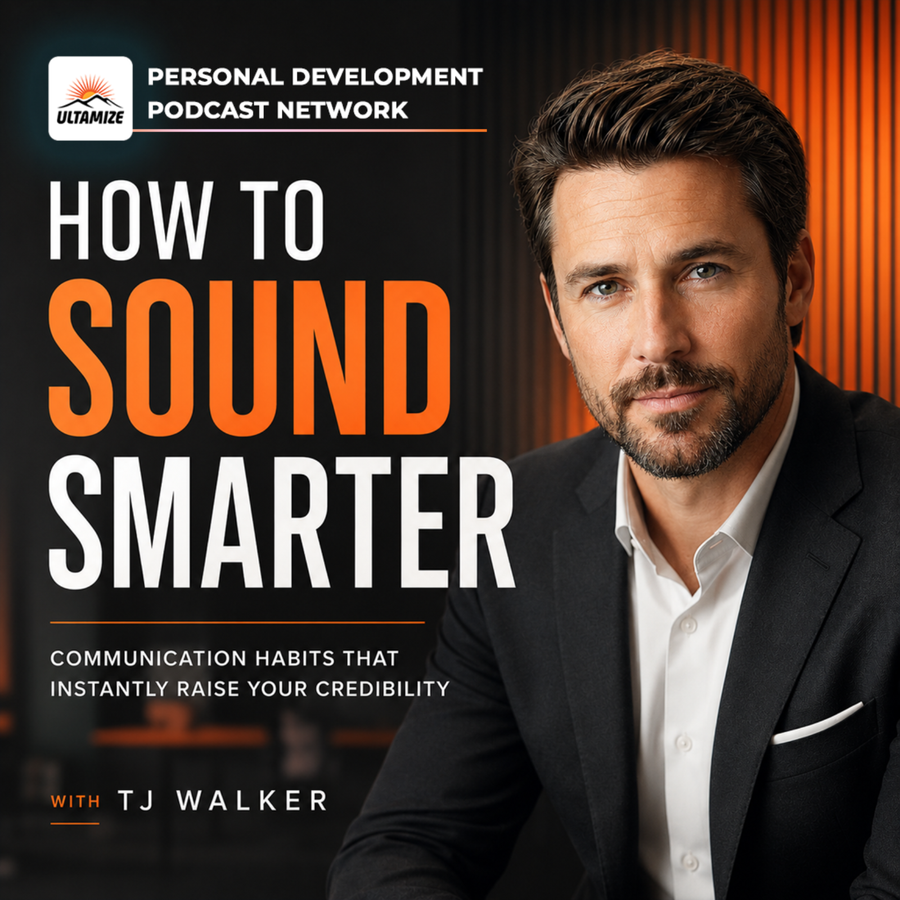 How To Sound Smarter: Communication Habits That Instantly Raise Your Credibility cover art - Ultamize Personal Development Podcast Network