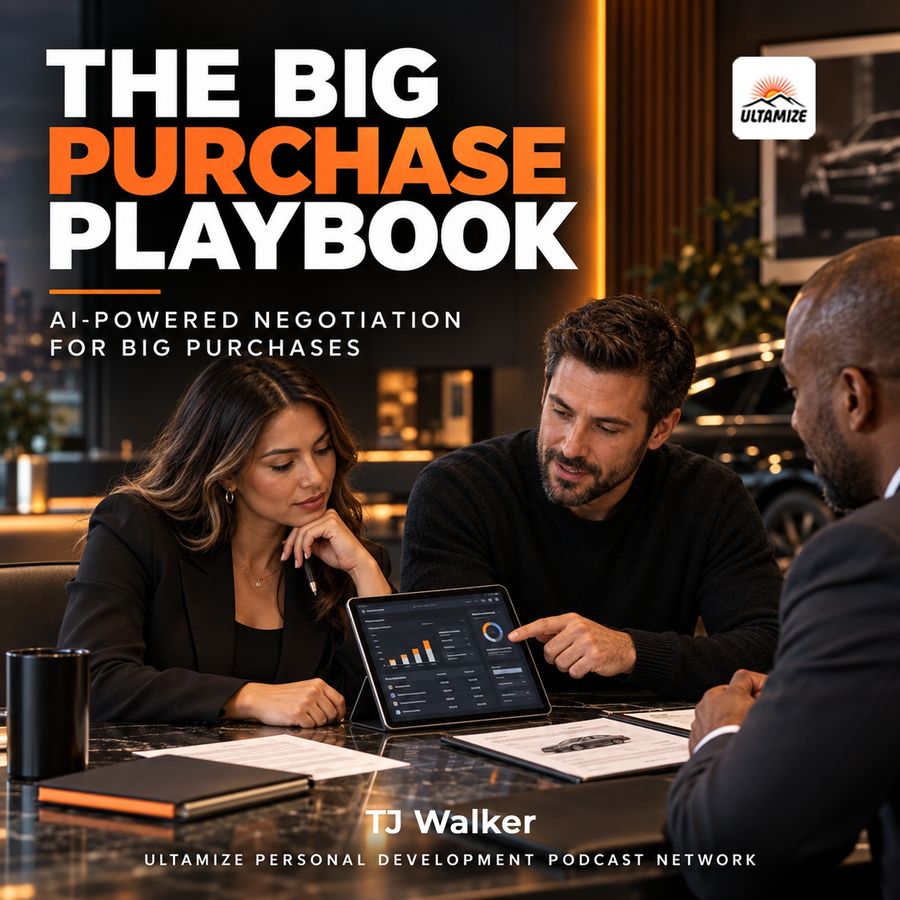 The Big Purchase Playbook: AI-Powered Negotiation for Big Purchases cover art - Ultamize Personal Development Podcast Network