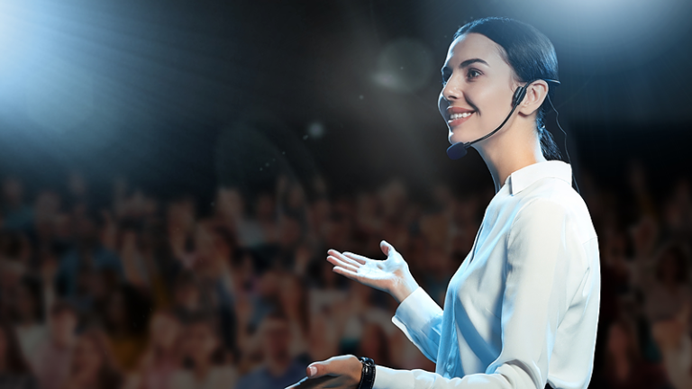 How to Speak to Large Audiences