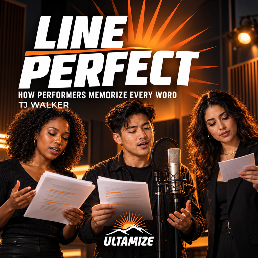 Line Perfect: How Performers Memorize Every Word cover art - Ultamize Personal Development Podcast Network