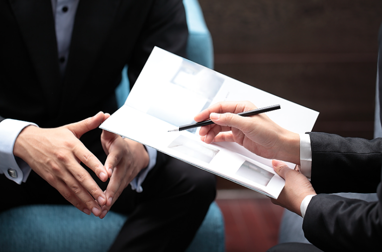 Presentation skills give a great new business pitch.